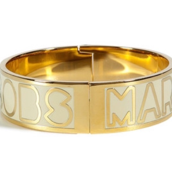 Marc by Marc Jacobs Gold Logo Bangle - Picture 4 of 5